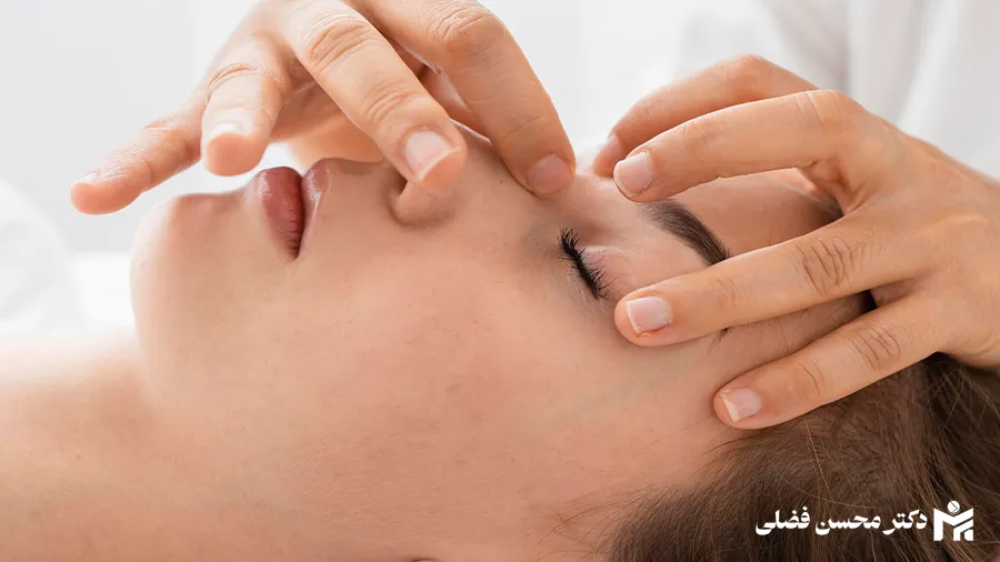 ماساژ بینی بعد از عمل